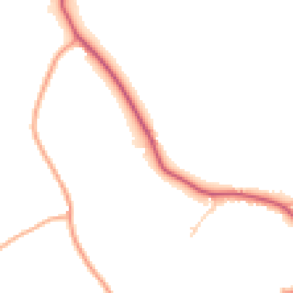 Daytime road noise heatmap for CO5 9SX
