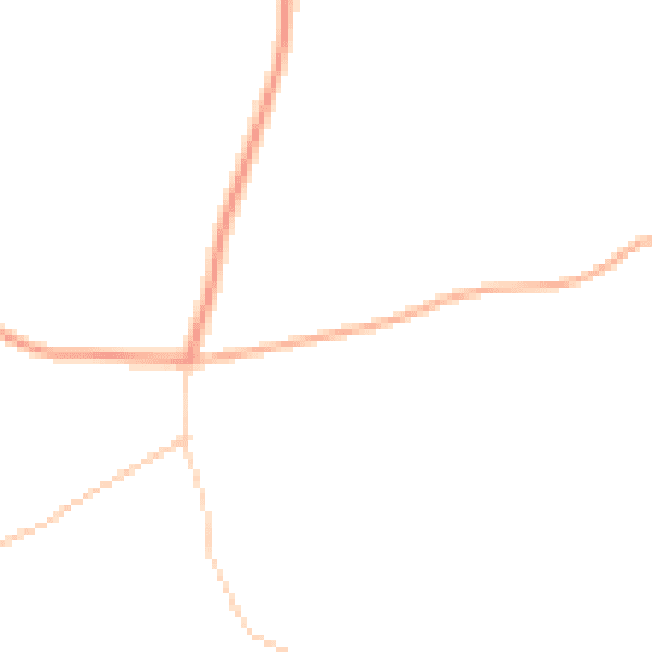Daytime road noise heatmap for CO5 9UZ