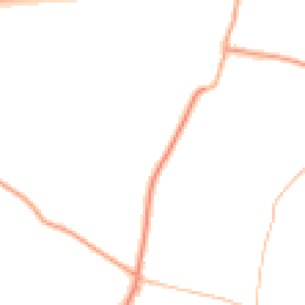 Daytime road noise heatmap for CO5 9XT