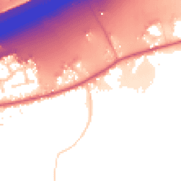 Daytime road noise heatmap for CO6 1BN
