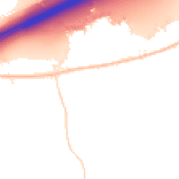 Night-time road noise heatmap for CO6 1BP