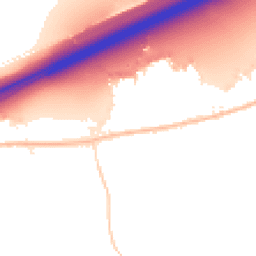 Night-time road noise heatmap for CO6 1BQ