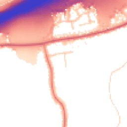 Daytime road noise heatmap for CO6 1BS