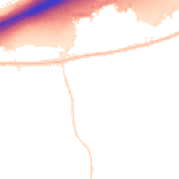 Night-time road noise heatmap for CO6 1BS