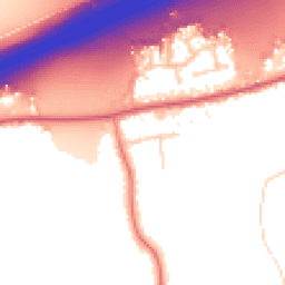 Daytime road noise heatmap for CO6 1BT