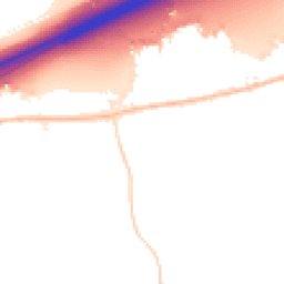 Night-time road noise heatmap for CO6 1BT