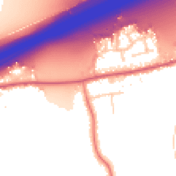 Daytime road noise heatmap for CO6 1BW