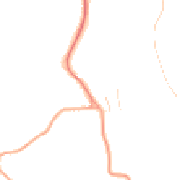 Daytime road noise heatmap for CO6 1BZ