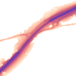 Night-time road noise heatmap for CO6 1DQ