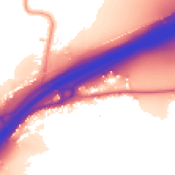 Daytime road noise heatmap for CO6 1DY
