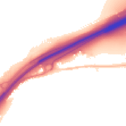 Night-time road noise heatmap for CO6 1DY
