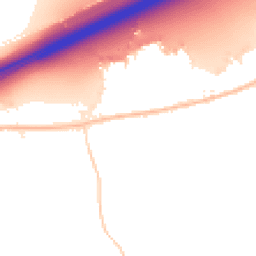 Night-time road noise heatmap for CO6 1FJ