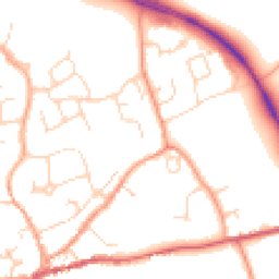 Daytime road noise heatmap for CO6 1FL