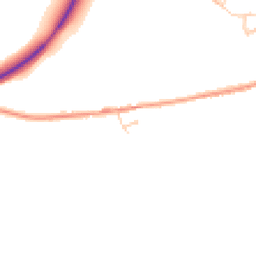 Daytime road noise heatmap for CO6 1GD