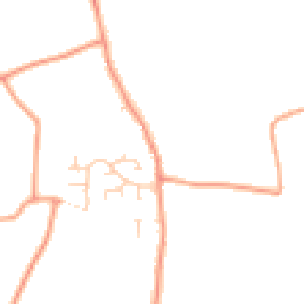 Daytime road noise heatmap for CO6 1JQ