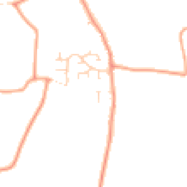 Daytime road noise heatmap for CO6 1JZ