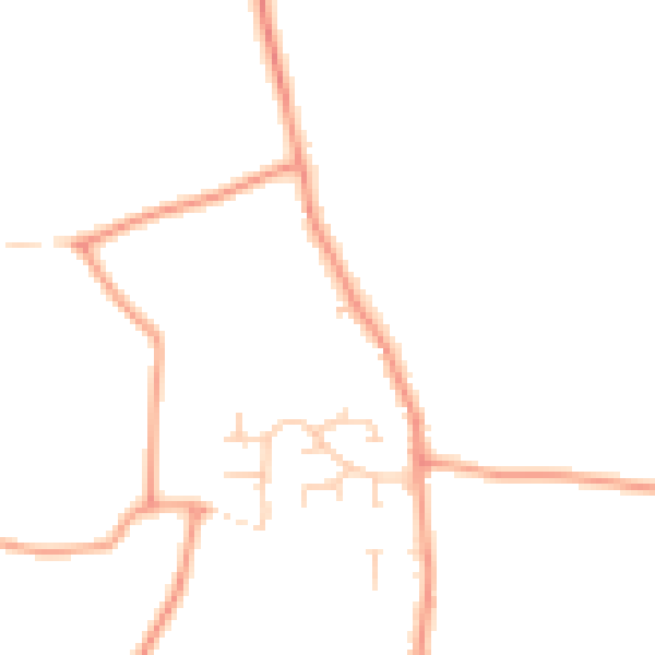 Daytime road noise heatmap for CO6 1LA