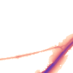 Night-time road noise heatmap for CO6 1LW