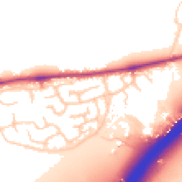 Daytime road noise heatmap for CO6 1ND