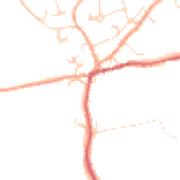 Daytime road noise heatmap for CO6 1NP