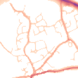 Daytime road noise heatmap for CO6 1PL