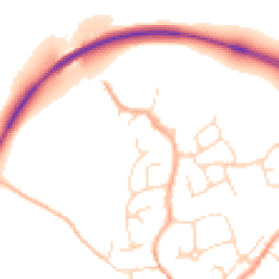 Daytime road noise heatmap for CO6 1QZ