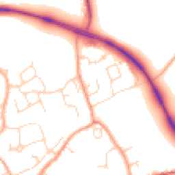 Daytime road noise heatmap for CO6 1SQ