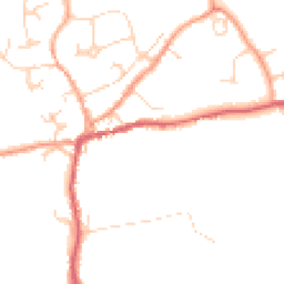 Daytime road noise heatmap for CO6 1TN