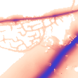 Daytime road noise heatmap for CO6 1XD