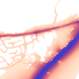 Daytime road noise heatmap for CO6 1XJ