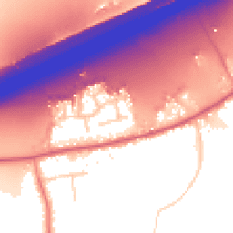 Daytime road noise heatmap for CO6 1YP