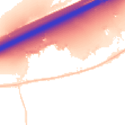 Night-time road noise heatmap for CO6 1YP