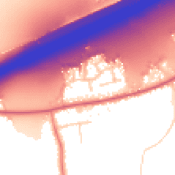 Daytime road noise heatmap for CO6 1YW