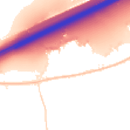 Night-time road noise heatmap for CO6 1YW