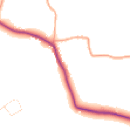 Daytime road noise heatmap for CO6 2AE