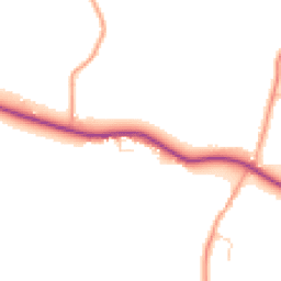 Daytime road noise heatmap for CO6 2BY