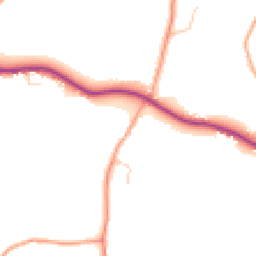 Daytime road noise heatmap for CO6 2DD