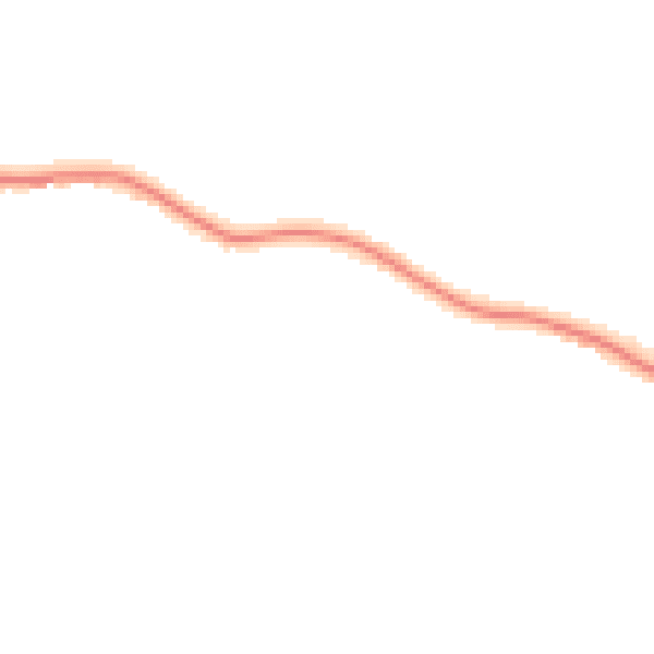 Night-time road noise heatmap for CO6 2DD