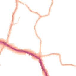 Daytime road noise heatmap for CO6 2DW