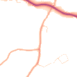 Daytime road noise heatmap for CO6 2DX