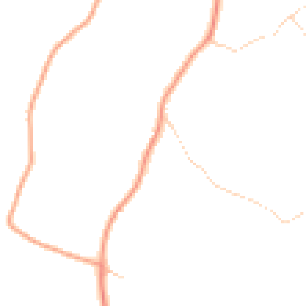 Daytime road noise heatmap for CO6 2EE