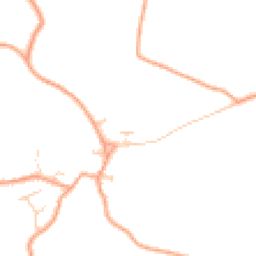 Daytime road noise heatmap for CO6 2HB