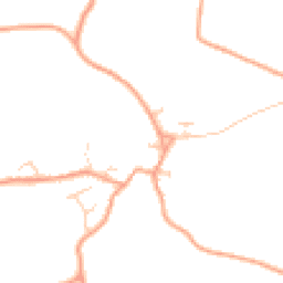 Daytime road noise heatmap for CO6 2HE