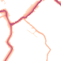 Daytime road noise heatmap for CO6 2LH