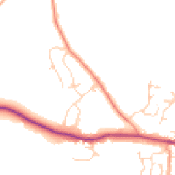 Daytime road noise heatmap for CO6 2LU