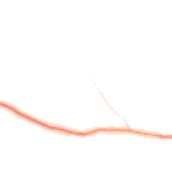 Night-time road noise heatmap for CO6 2LY