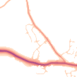 Daytime road noise heatmap for CO6 2LZ