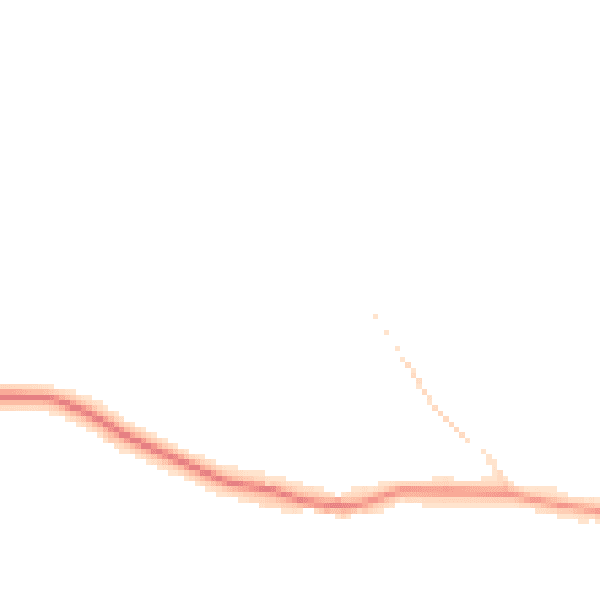 Night-time road noise heatmap for CO6 2LZ