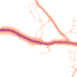 Daytime road noise heatmap for CO6 2ND