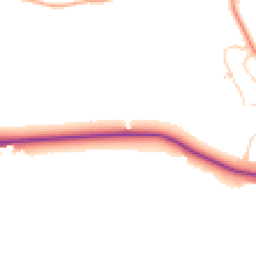 Daytime road noise heatmap for CO6 2NN